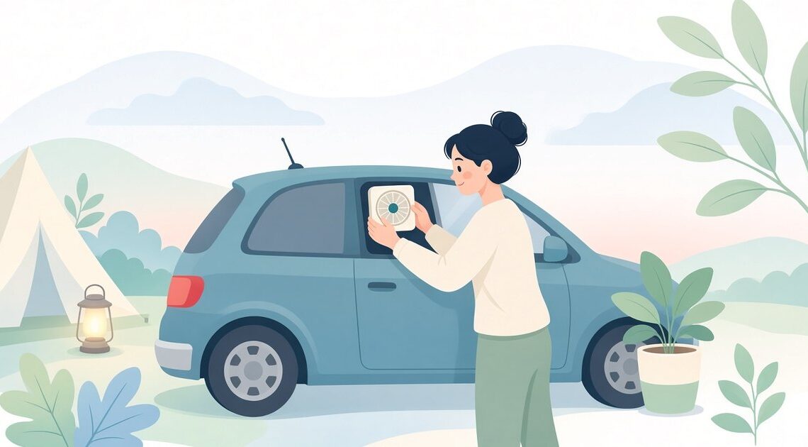車中泊 窓用換気扇 おすすめ