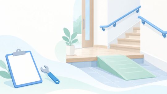 介護保険で手すりを付けるには？住宅改修の申請の流れと業者選び