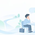 転職するか決めていないをイメージしたイラスト