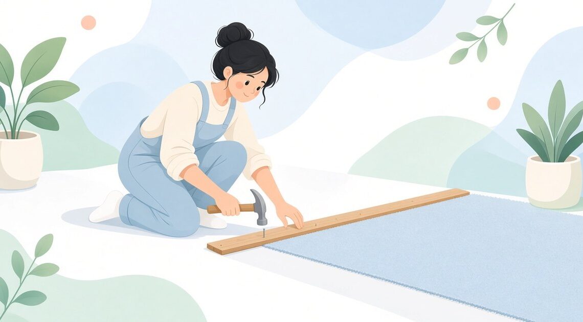 カーペット施工職人向けタックストリップのおすすめと釘長・幅の目安