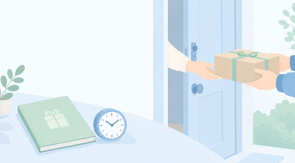 カタログギフトの品を受け取れない?不在にならない頼み方
