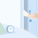 カタログギフトの品を受け取れないをイメージしたイラスト