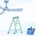 シーリングファンの取り付けはいくらをイメージしたイラスト
