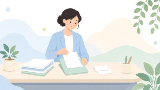 人の名前と資料の種類を1対1で確認してから渡す