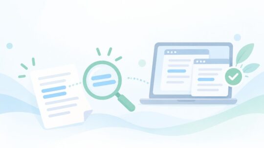 自分で書いた記事がネットの文章と似ていない？公開前の確かめ方