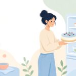 オーブンを使わずにチーズケーキを作る様子をイメージしたイラスト