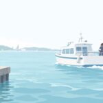 千葉・浦安で海洋散骨をしたいをイメージしたイラスト