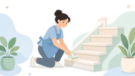清掃業者向け階段の巾木ブラシおすすめ｜ちょこハケを紹介