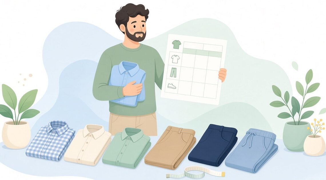 服のサイズを人ごとの表にして買うものを分ける