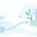 社内マニュアルがあちこちに散らばっているをイメージしたイラスト