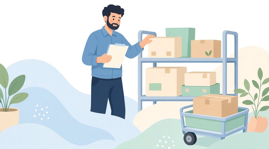 出荷指示のロットと棚のロットを照合し違う商品だけ分ける