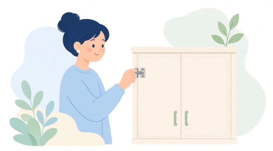 食器棚に後付けする扉ロックおすすめ4選