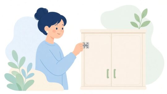 食器棚に後付けする扉ロックおすすめ4選
