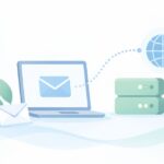 仕事用に自分のドメインのメールアドレスを作るにはをイメージしたイラスト