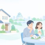 大阪で注文住宅の相談先はをイメージしたイラスト