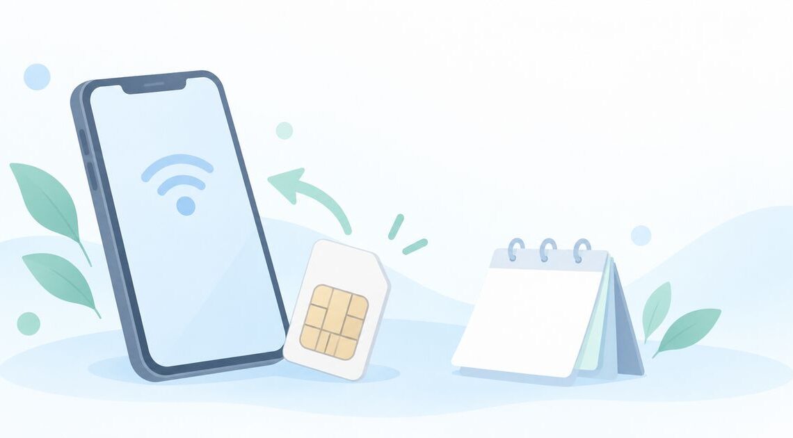 手持ちの端末で数か月だけネットを使いたい？SIMだけ借りる方法