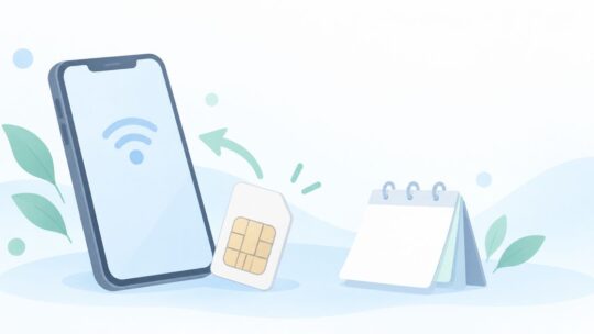 手持ちの端末で数か月だけネットを使いたい？SIMだけ借りる方法