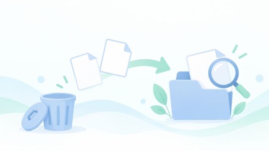 ゴミ箱を空にした？まず無料で復元できるか確かめる方法