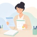 入金名義と請求名義の照合をイメージしたイラスト