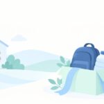 離れて暮らす親に防災の備えを贈るにはをイメージしたイラスト