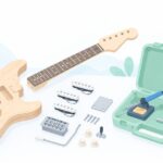ギターを自作したいけど工具がないをイメージしたイラスト