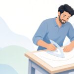 製図用雲形定規をイメージしたイラスト