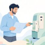 取り付け向きの照合と付け直しをイメージしたイラスト