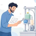 図面符号と取付部品の照合をイメージしたイラスト