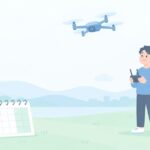 平日は仕事をイメージしたイラスト