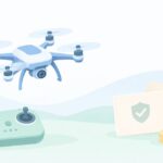 ドローンの資格は何から始めるをイメージしたイラスト