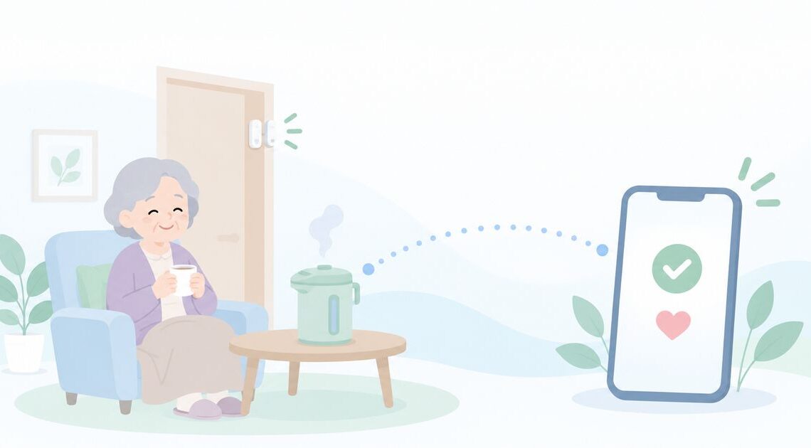 離れて暮らす親の見守りはどうする？カメラを使わない方法の比較