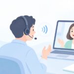 英語の発音が通じないをイメージしたイラスト