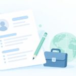 英文レジュメはどう準備するをイメージしたイラスト