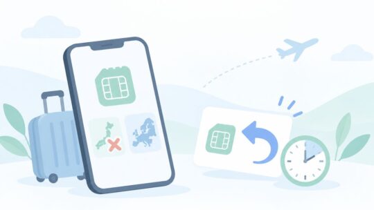 海外eSIMの国を間違えて買ったら？キャンセルできる条件と期限