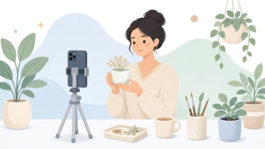 説明動画で手元と顔が両方入っているか確認して片方だけの場面を撮り直す