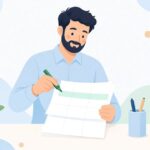 予定の重なり確認をイメージしたイラスト