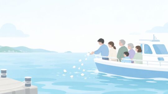 海洋散骨に家族みんなで乗りたい？人数で料金が変わらない選び方
