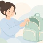 ファスナーに新しい引き手を付ける様子をイメージしたイラスト
