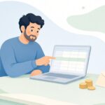 請求と入金の照合をイメージしたイラスト