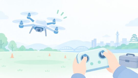 ドローンを一度飛ばしてみたい？関西で初めて操縦体験する方法