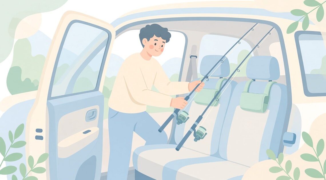 釣り竿の車内収納に便利なヘッドレスト取付ロッドホルダーおすすめ4選