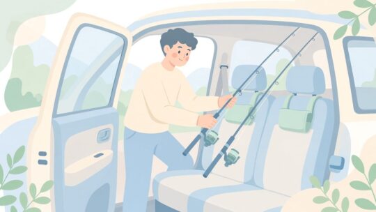 釣り竿の車内収納に便利なヘッドレスト取付ロッドホルダーおすすめ4選