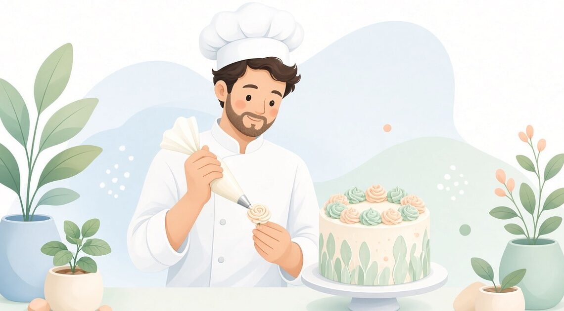 ケーキ装飾職人の花絞り用フラワーネイル｜釘頭の直径と軸の長さ
