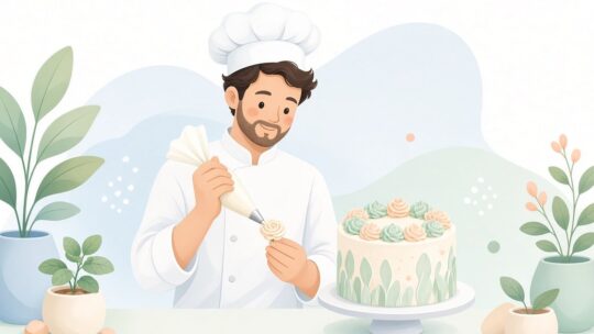 ケーキ装飾職人の花絞り用フラワーネイル｜釘頭の直径と軸の長さ