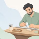 フルートのタンポにシムを入れて調整する様子をイメージしたイラスト