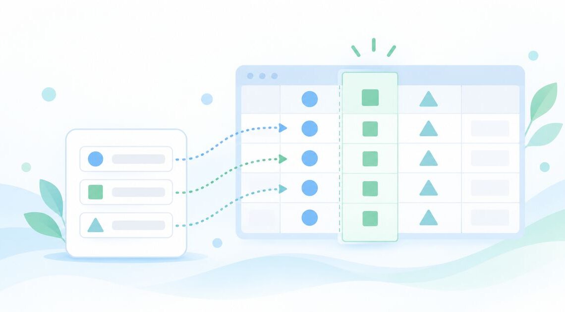 列を足すとデータがずれる？フォームの出力をずらさない方法