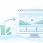 動画の校正を日本語でしたいをイメージしたイラスト