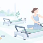 二子玉川駅の近くでマシンピラティスに通うならをイメージしたイラスト