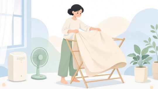 外干しできない布団の湿気を室内で取る方法