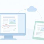 GoogleドライブのPDFを外部と校正する方法をイメージしたイラスト